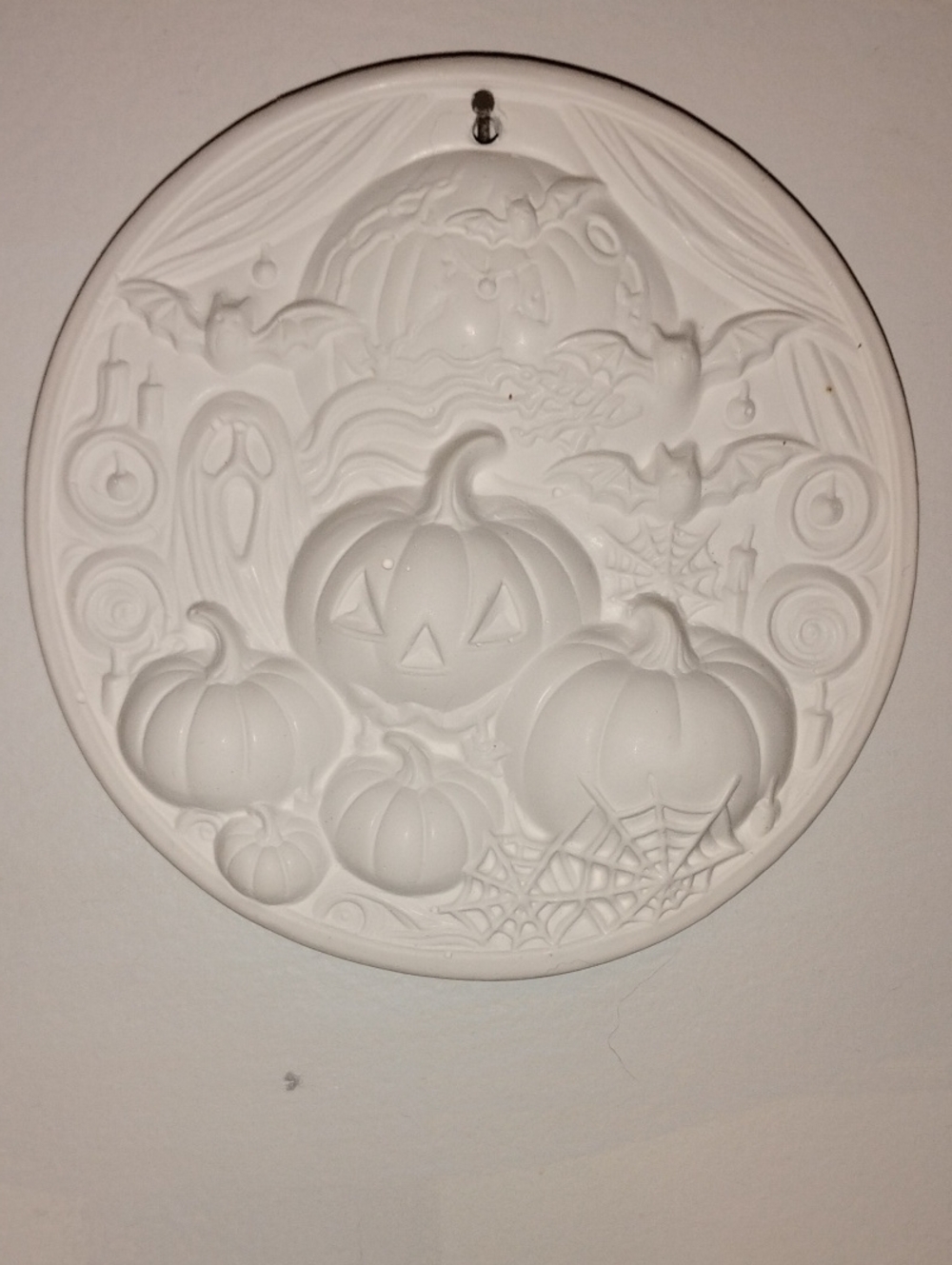 Halloween Pumpkin Wall Plaque